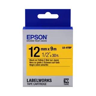 Epson Beschriftungsband C53S654008 schwarz/gelb 12mm