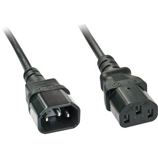 (€2,58*/1m) 5.00m Lindy IEC Verlängerungskabel C13 Stecker