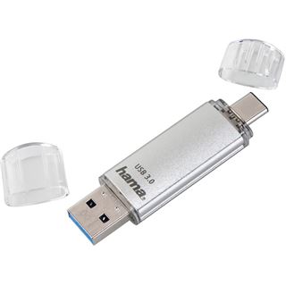 16 GB Hama FlashPen C-Laeta silber USB 3.0 und Typ C