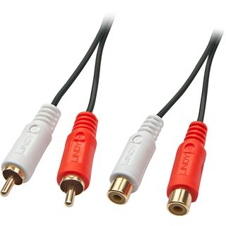 (&euro;2,45*/1m) 2.00m Lindy Audio Verl&auml;ngerungskabel Cinch