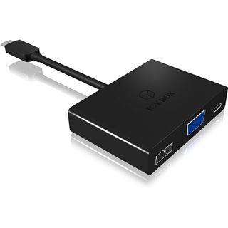 ICY BOX IB-DK4032-CPD Adapter USB Type-C auf VGA +USB Type-A + USB