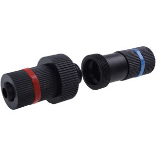 Alphacool HF Schnellverschlusskupplungsset 11/8mm - Black