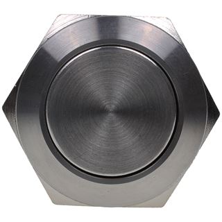 Phobya Vandalismus Klingeltaster 19mm Edelstahl - ohne Beleuchtung