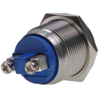 Phobya Vandalismus Klingeltaster 19mm Edelstahl - ohne Beleuchtung