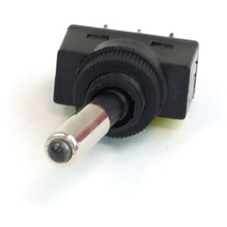 Phobya Kippschalter LED blau - 1-polig AN/AUS schwarz (3pin)