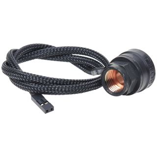 Phobya Thermosensor In-Line 2x G1/4 Innengewinde - black matt