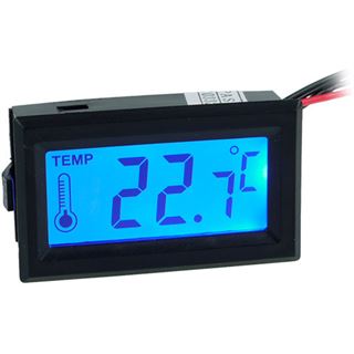 Phobya Thermometer mit Digitalanzeige, blau