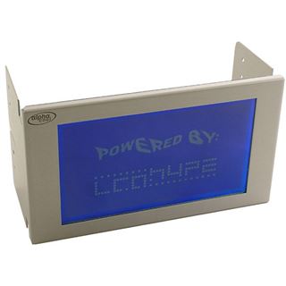 Alphacool LCD-Display 240x128 Pixel Blau neg. silber