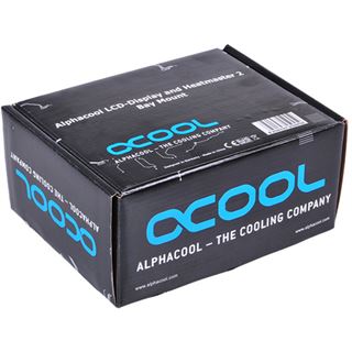 Alphacool LCD-Display und Heatmaster 2 - Halterung
