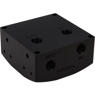 Alphacool Eisdecke D5 Aufsatz - Black Acetal G1/4 -
