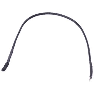 Phobya 2pin-Kabel Verl&auml;ngerung Buchse/Stecker 30cm - Schwarz