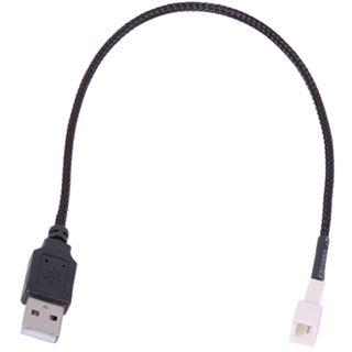 Phobya Adapter USB Extern auf 3Pin Lüfter 30cm - Schwarz