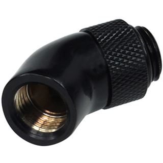 Alphacool HF Winkeladapter 45&deg; - drehbar - G1/4 AG auf G1/4 IG -