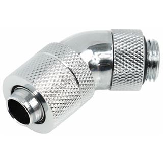 Alphacool HF 13/10 Anschraubt&uuml;lle 45&deg; drehbar G1/4 - Chrome