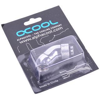 Alphacool HF Winkeladapter Doppel-45&deg; drehbar G1/4 AG auf G1/4 IG