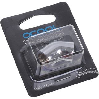 Alphacool HF L-Verbinder 45° G1/4 IG auf G1/4 IG - Chrome