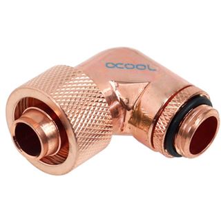 Alphacool HF 16/10 Anschraubtülle 90° drehbar G1/4 - Shiny