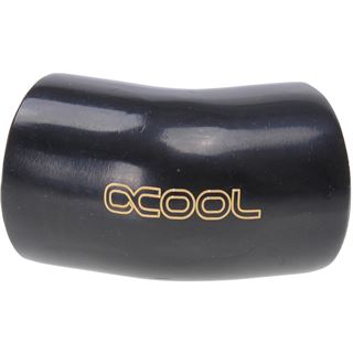 Alphacool HF L-Verbinder 45&deg; G1/4 IG auf G1/4 IG - Deep Black