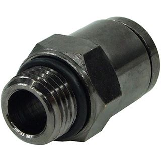 Aquatuning 10mm G1/4 Steckanschluss - komplett black nickel