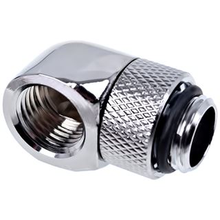Alphacool Eiszapfen L-Verbinder drehbar G1/4 AG auf G1/4 IG - Chrome