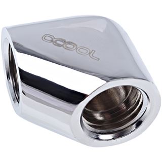 Alphacool Eiszapfen L-Verbinder G1/4 IG auf G1/4 IG - Chrome