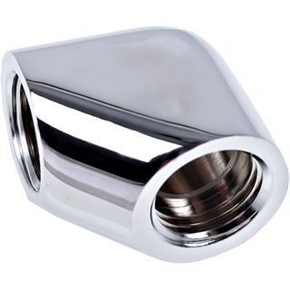 Alphacool Eiszapfen L-Verbinder G1/4 IG auf G1/4 IG - Chrome