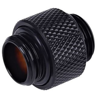 Alphacool HF Doppelnippel G1/4 AG auf G1/4 AG 10mm - Deep Black