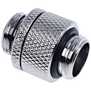 Alphacool Eiszapfen Doppelnippel drehbar G1/4 AG auf G1/4 AG - Chrome