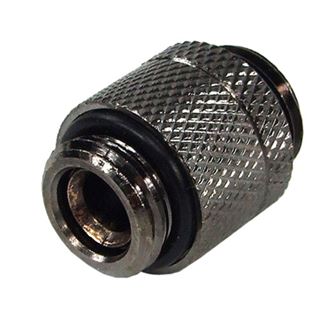 Phobya Doppelnippel G1/4 AG auf G1/4 AG drehbar - black nickel