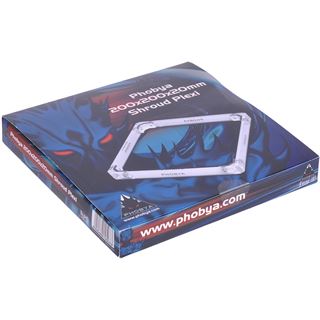 Phobya Shroud 200x200x20mm Lüftervorkammer für Lüfter