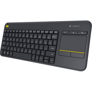 Logitech K400 Plus USB Niederländisch dunkelgrau (kabellos)