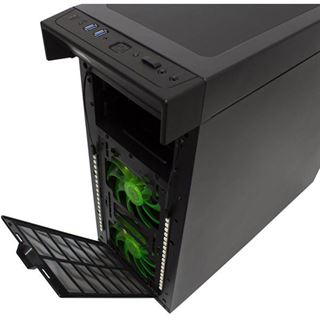 Nanoxia CoolForce 1 schallged&auml;mmt Midi Tower ohne Netzteil