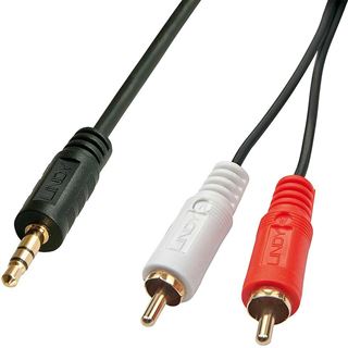 (€3,45*/1m) 2.00m Lindy Audio Adapterkabel 2xCinch Stecker auf