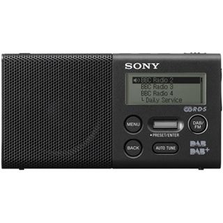 Sony XDR-P1DBP DAB+ Radio schwarz