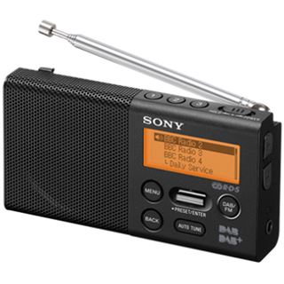 Sony XDR-P1DBP DAB+ Radio schwarz