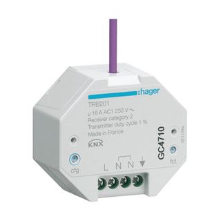 Hager Schaltaktor KNX-Funk Funk UP 1Ausg 16A 2300W 230V Bussystem