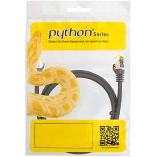 (€2,97*/1m) 3.00m PYTHON Cat. 7 Rohkabel Patchkabel S/FTP PiMF
