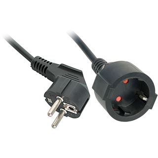 10.00m Lindy Stromadapterkabel Schutzkontakt Stecker auf