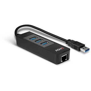Lindy USB 3.1 Hub & Gigabit Ethernet Adapter