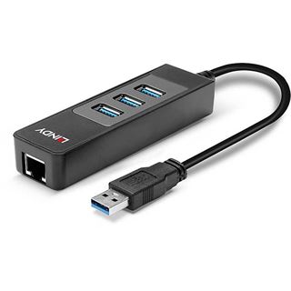 Lindy USB 3.1 Hub & Gigabit Ethernet Adapter