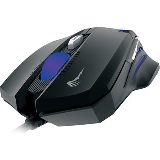 Gamdias Hermes E1 Deutsch USB schwarz/silber