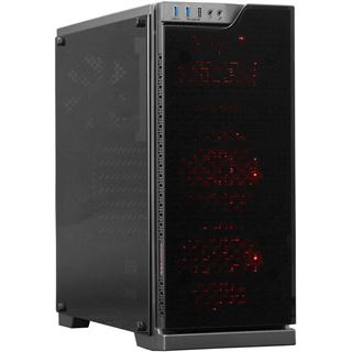 Cooltek TG-01 RGB mit Sichtfenster Midi Tower ohne Netzteil schwarz