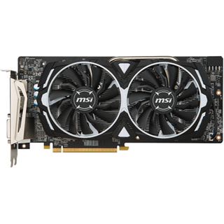 8GB MSI Radeon RX 480 Armor OC Aktiv PCIe 3.0 x16 (Retail)