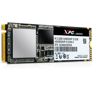 512GB ADATA XPG SX8000 M.2 2280 PCIe 3.0 x4 32Gb/s 3D-NAND MLC Toggle