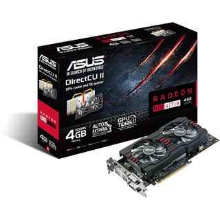 4GB Asus Radeon RX 470 DirectCU 2 Aktiv PCIe 3.0 x16 (Retail)