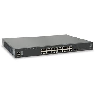 LevelOne 28-Port Stackable L3 Switch