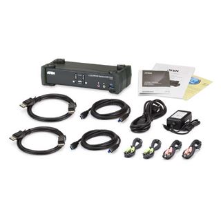 ATEN Technology CS1922 2-fach DisplayPort KVM Switch