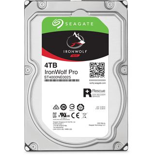 4TB Seagate IronWolf Pro ST4000NE0025 128MB 3.5" (8.9cm) SATA