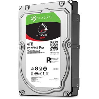 4TB Seagate IronWolf Pro ST4000NE0025 128MB 3.5" (8.9cm) SATA