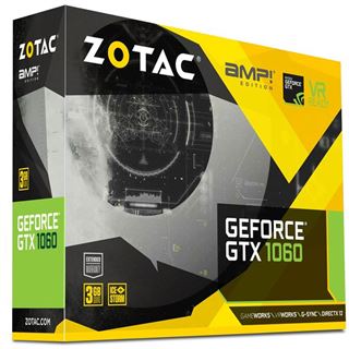 3GB ZOTAC GeForce GTX 1060 AMP! Edition Aktiv PCIe 3.0 x16 (Retail)